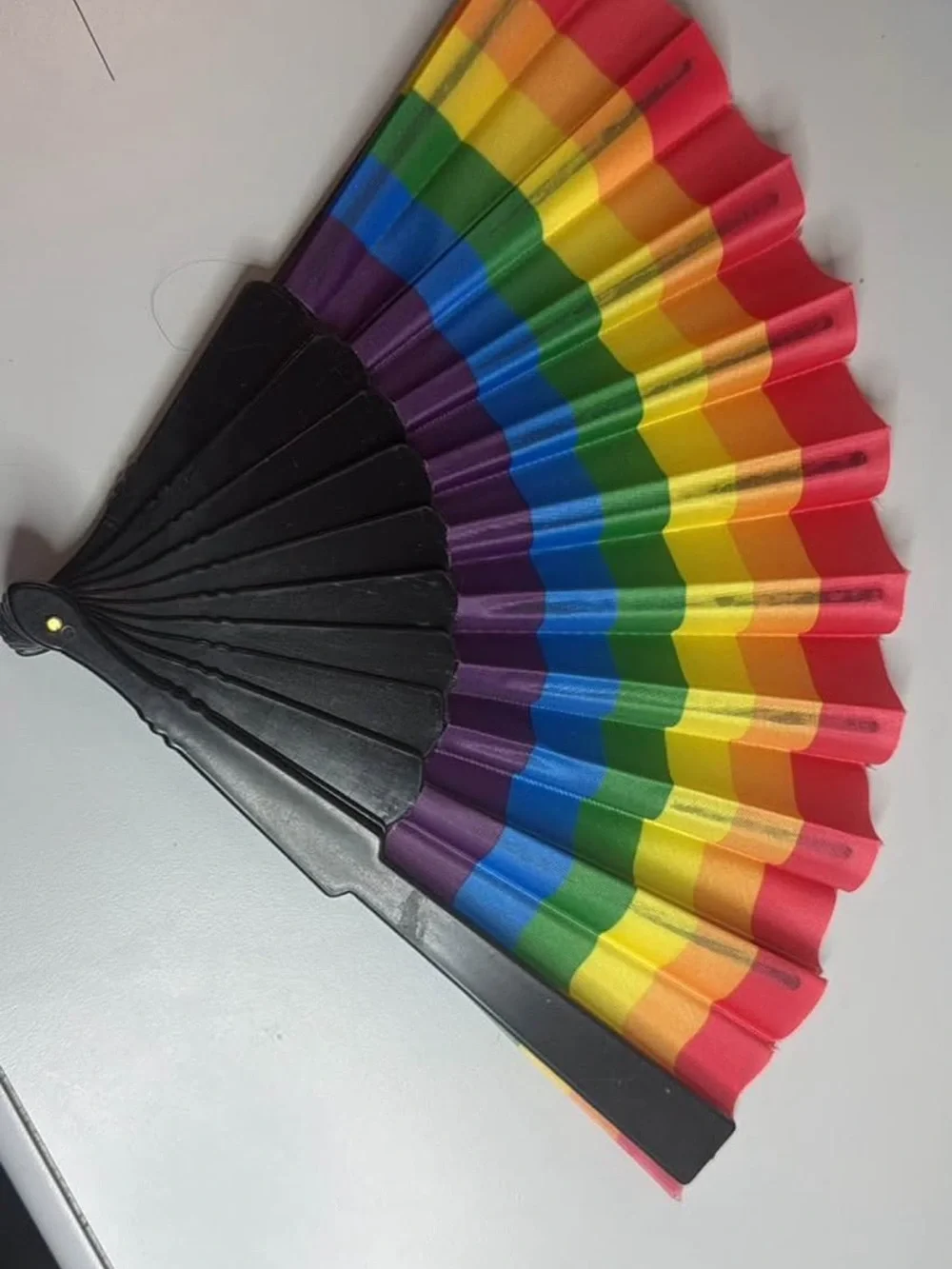 Rainbow Pride Folding Hand Fan - & decor Multicolor